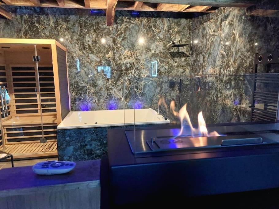 Le Duplex De L'Etoile Home Cinema Jacuzzi Et Sauna Privatif Longmesnil Exterior foto