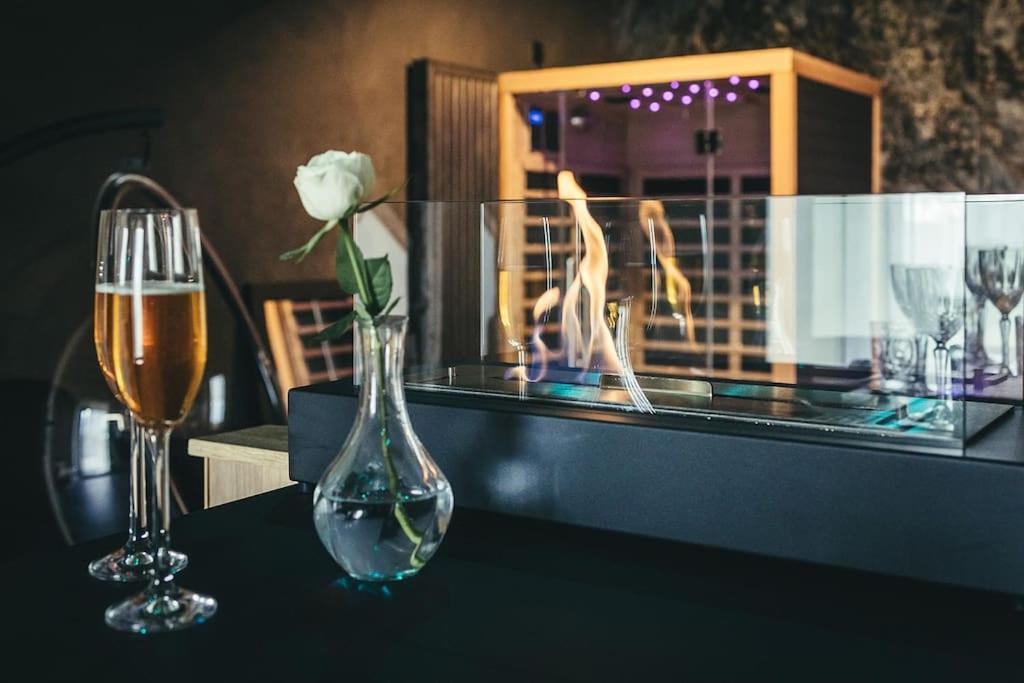 Le Duplex De L'Etoile Home Cinema Jacuzzi Et Sauna Privatif Longmesnil Exterior foto